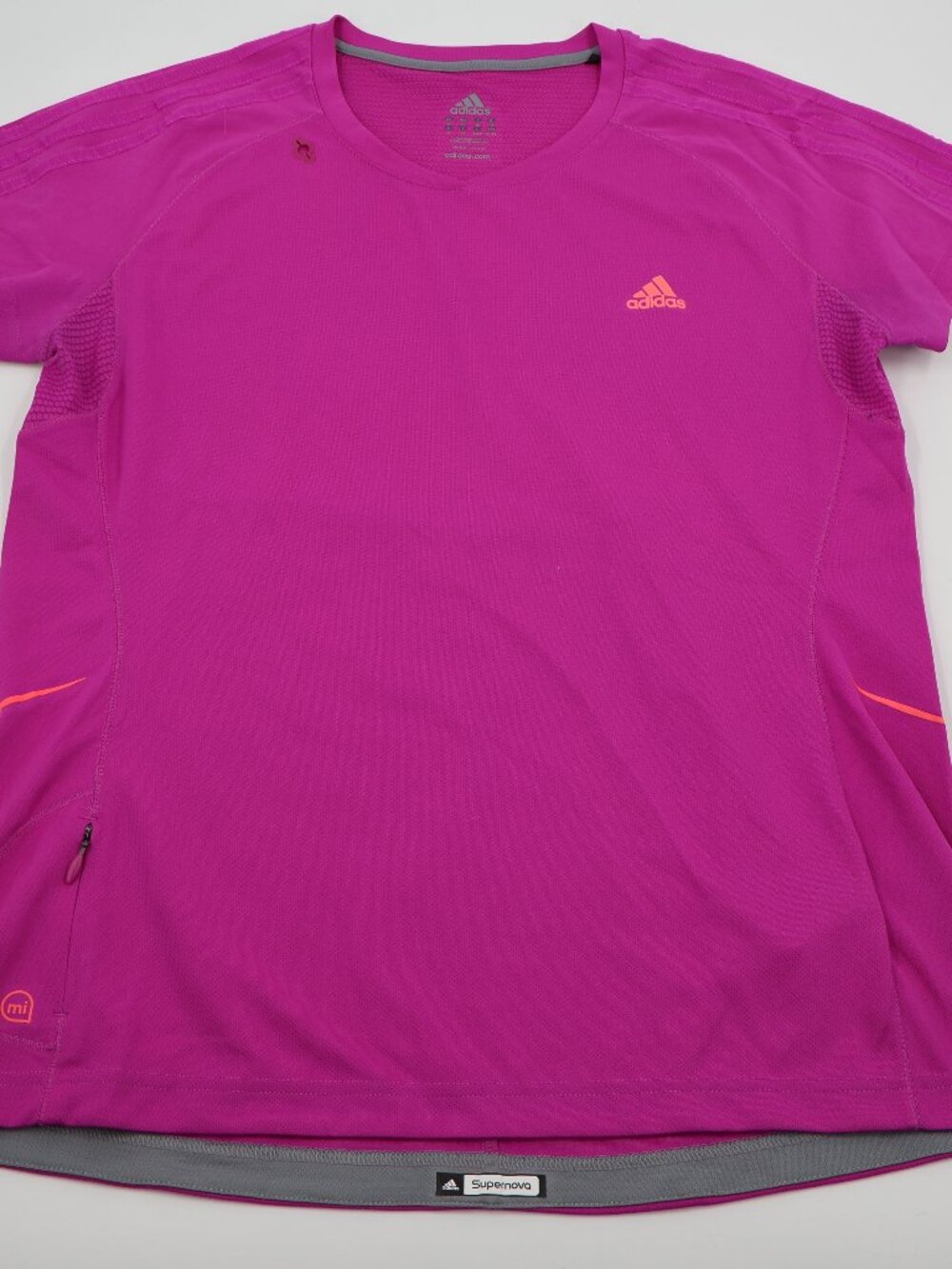 Adidas Supernova Running Shirt Women XL Pink Short Sleeve Z75502 Activewear